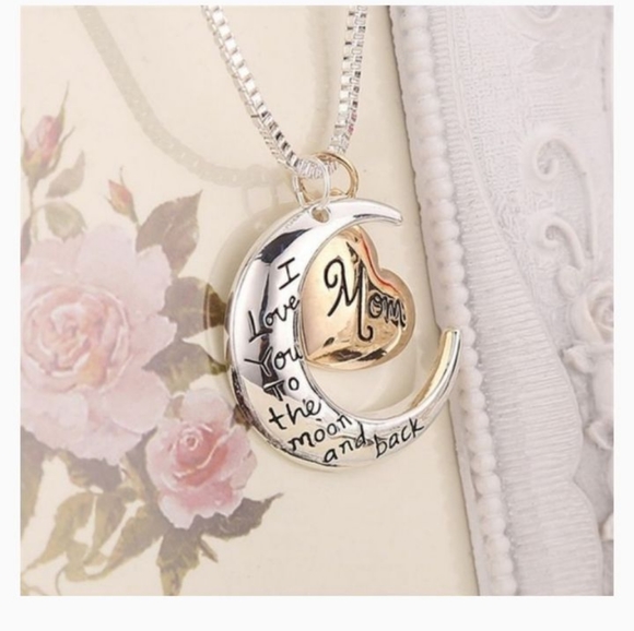 Mom I Love You To the Moon and Back Necklace - Picture 5 of 8